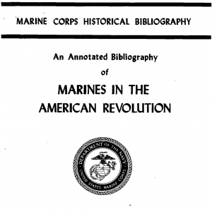Marines in the American Revolution